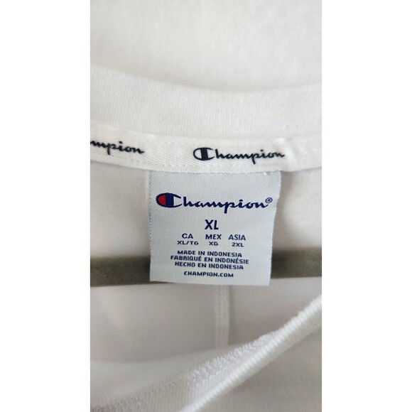Champion Athletic Workout Crop Top for women XL Loose and Comfy White - Picture 3 of 5
